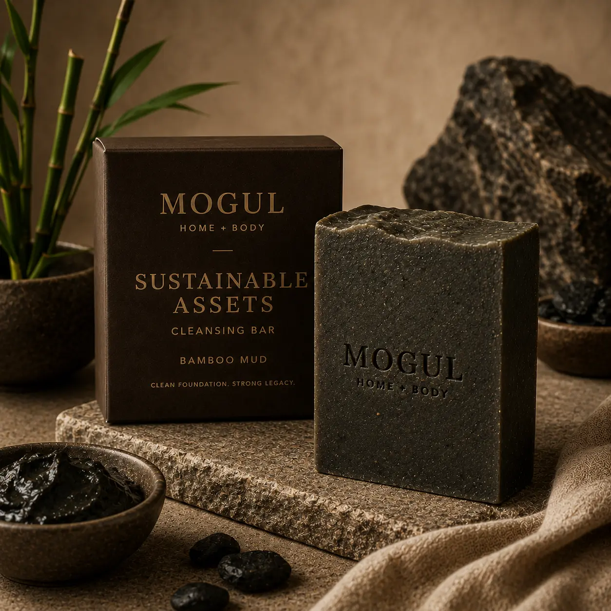Sustainable Assets — Cleansing Bar by MOGUL HOME + BODY
