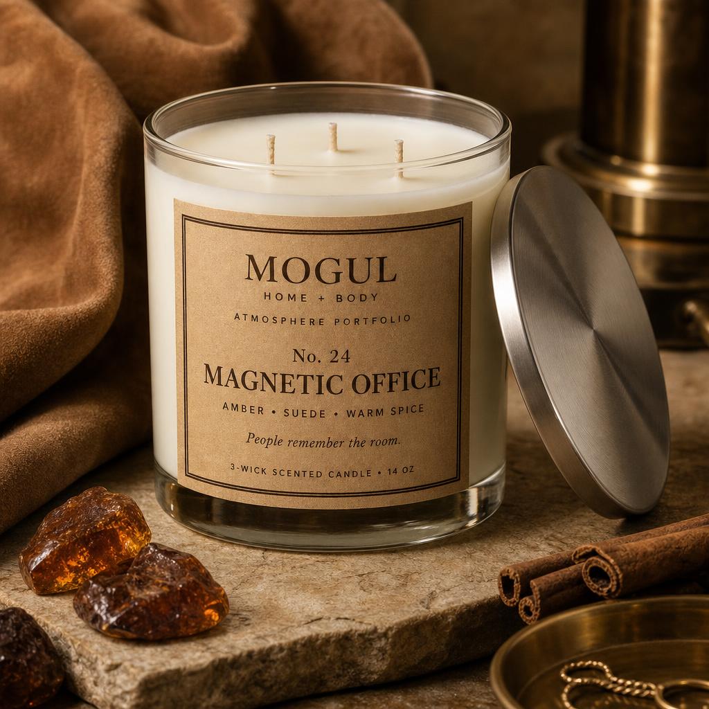 Magnetic Office — 3-Wick Scented Candle by MOGUL HOME + BODY