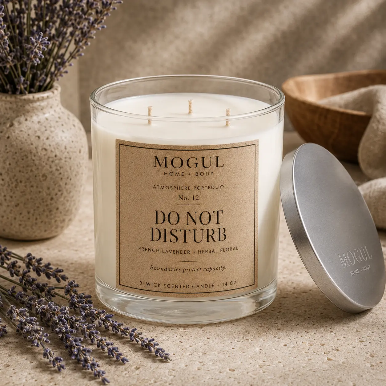 Do Not Disturb — 3-Wick Scented Candle by MOGUL HOME + BODY