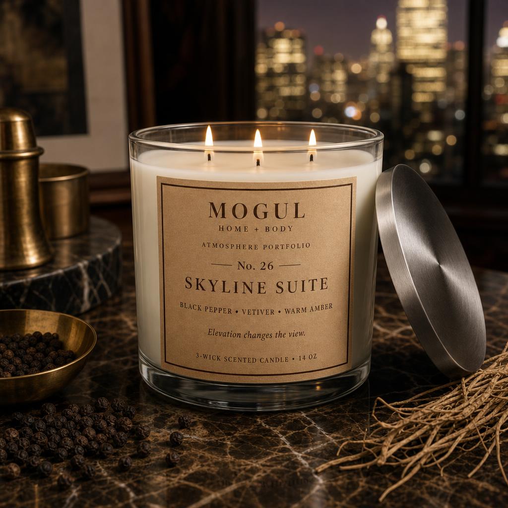 Skyline Suite — 3-Wick Scented Candle by MOGUL HOME + BODY