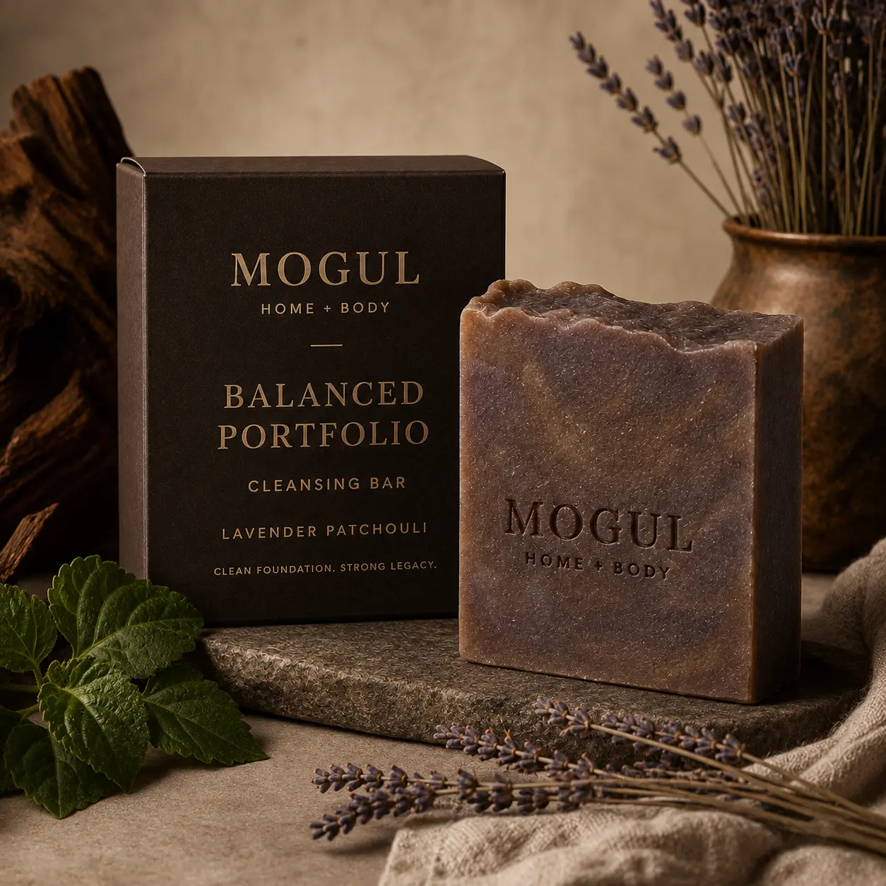 Balanced Portfolio — Cleansing Bar by MOGUL HOME + BODY