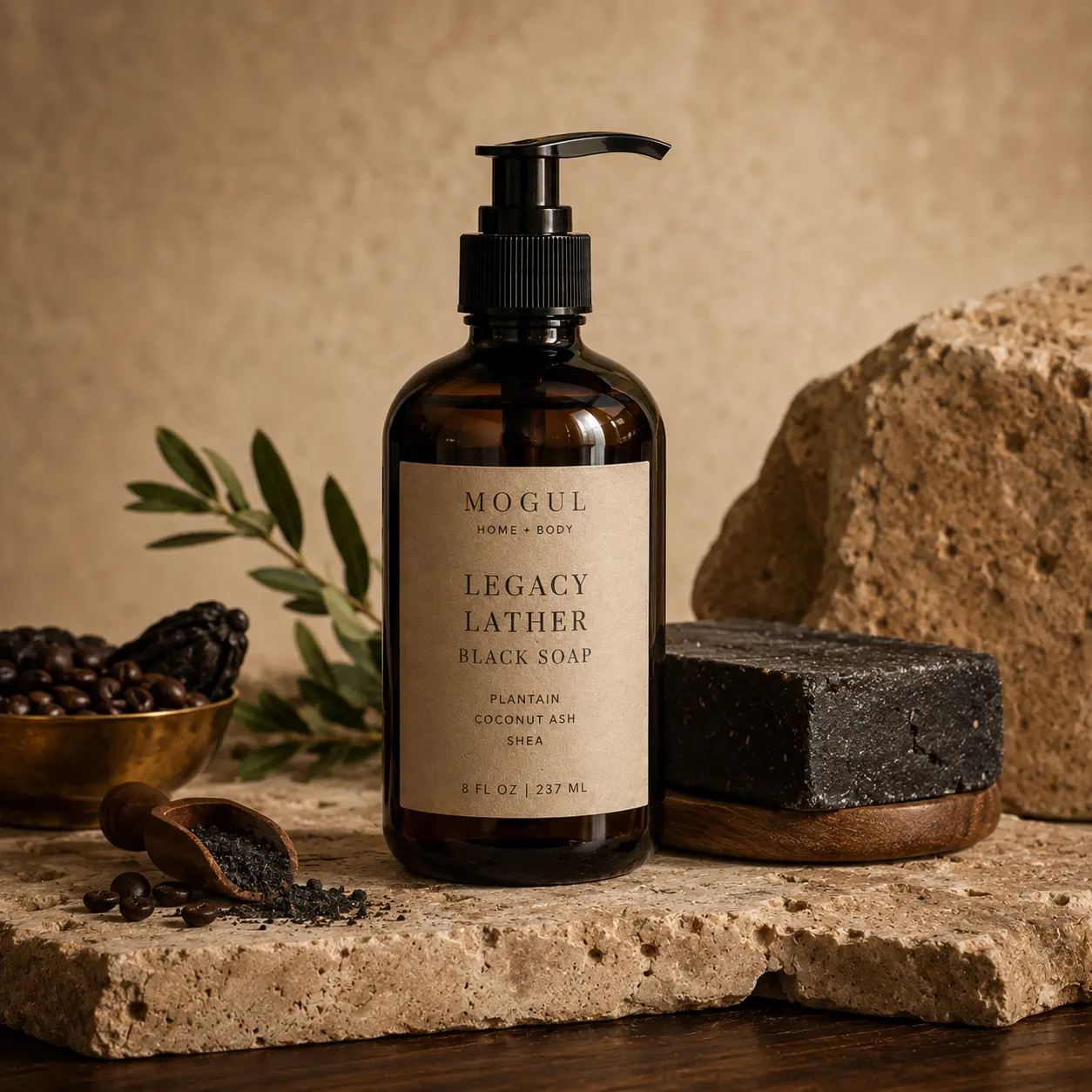 Legacy Lather Black Soap — Cleansing Bar by MOGUL HOME + BODY