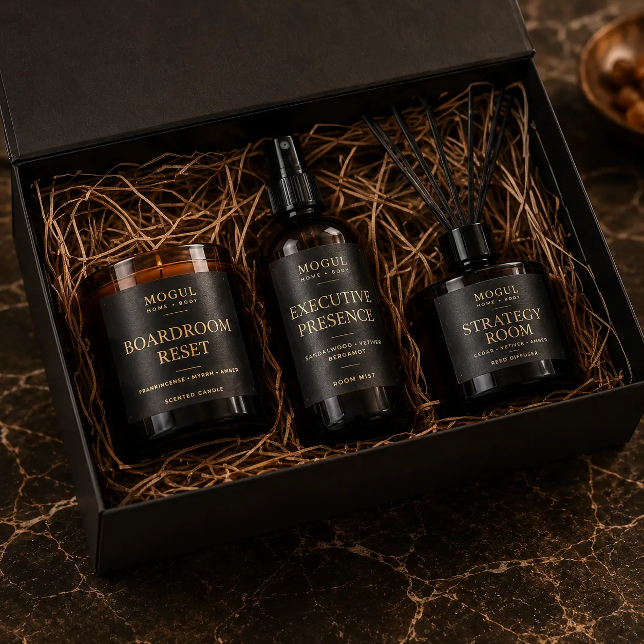Headquarters Fragrance Box — Gift Box by MOGUL HOME + BODY