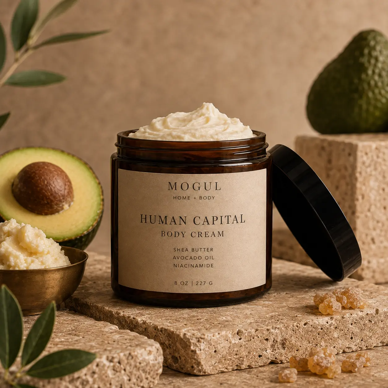 Human Capital Body Cream — Daily Body Moisturizer by MOGUL HOME + BODY