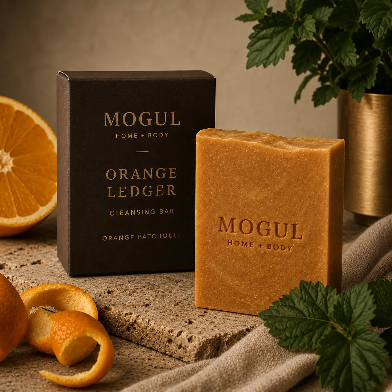 Orange Ledger — Cleansing Bar by MOGUL HOME + BODY