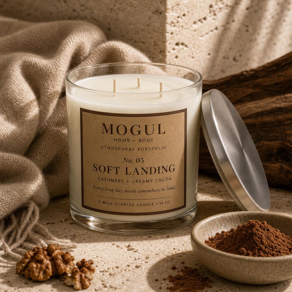 Soft Landing — 3-Wick Scented Candle by MOGUL HOME + BODY