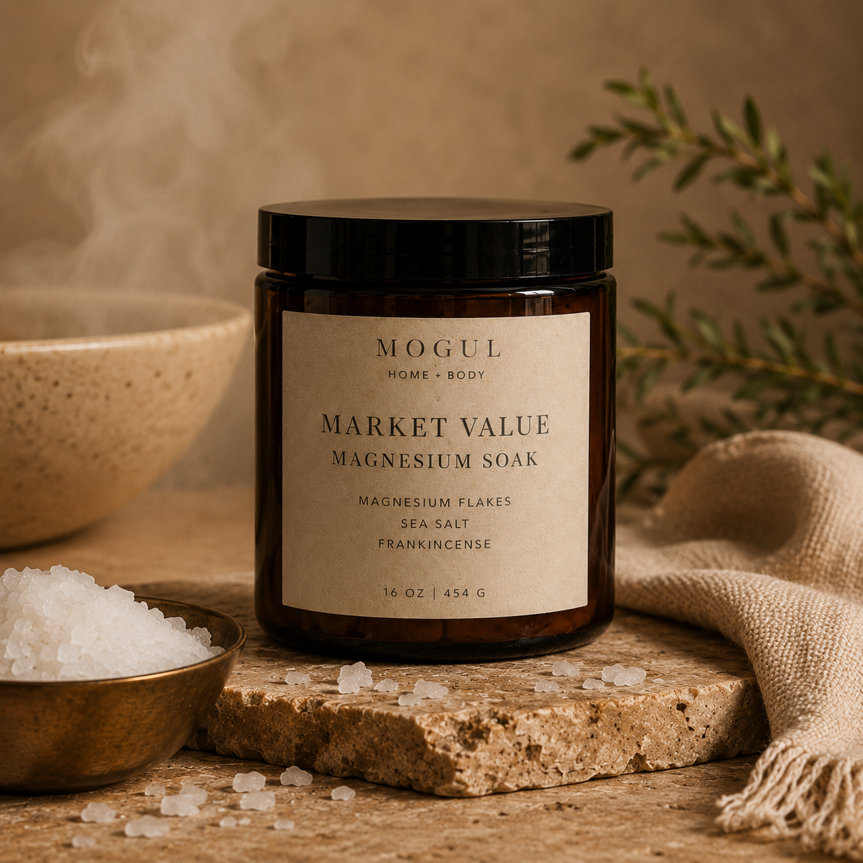 Market Value Magnesium Soak — Bath Soak by MOGUL HOME + BODY